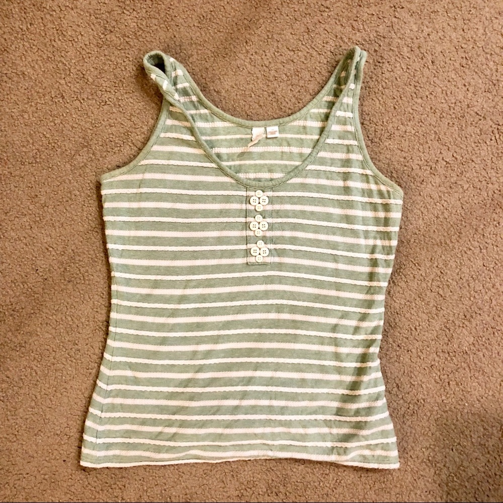 Anthropologie striped tank top